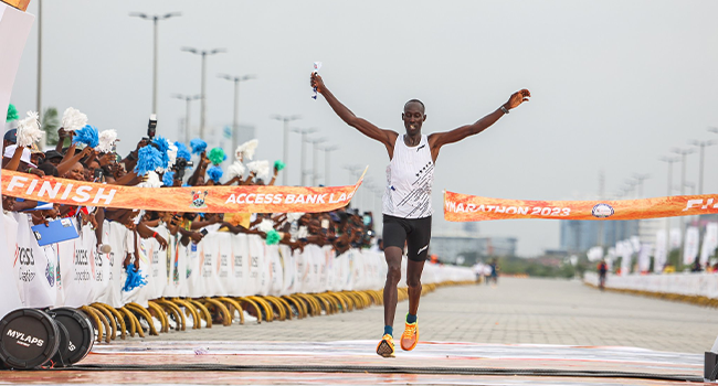 Kenyan Emerge Winner of Access Bank Lagos City Marathon 2 Kenyan Emerge Winner of Lagos City Access Bank Marathon