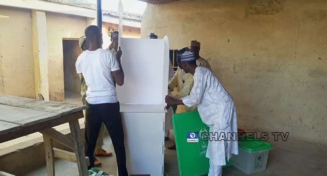 2023 Elections: Materials Arrive At President Buhari’s Polling Unit In Katsina