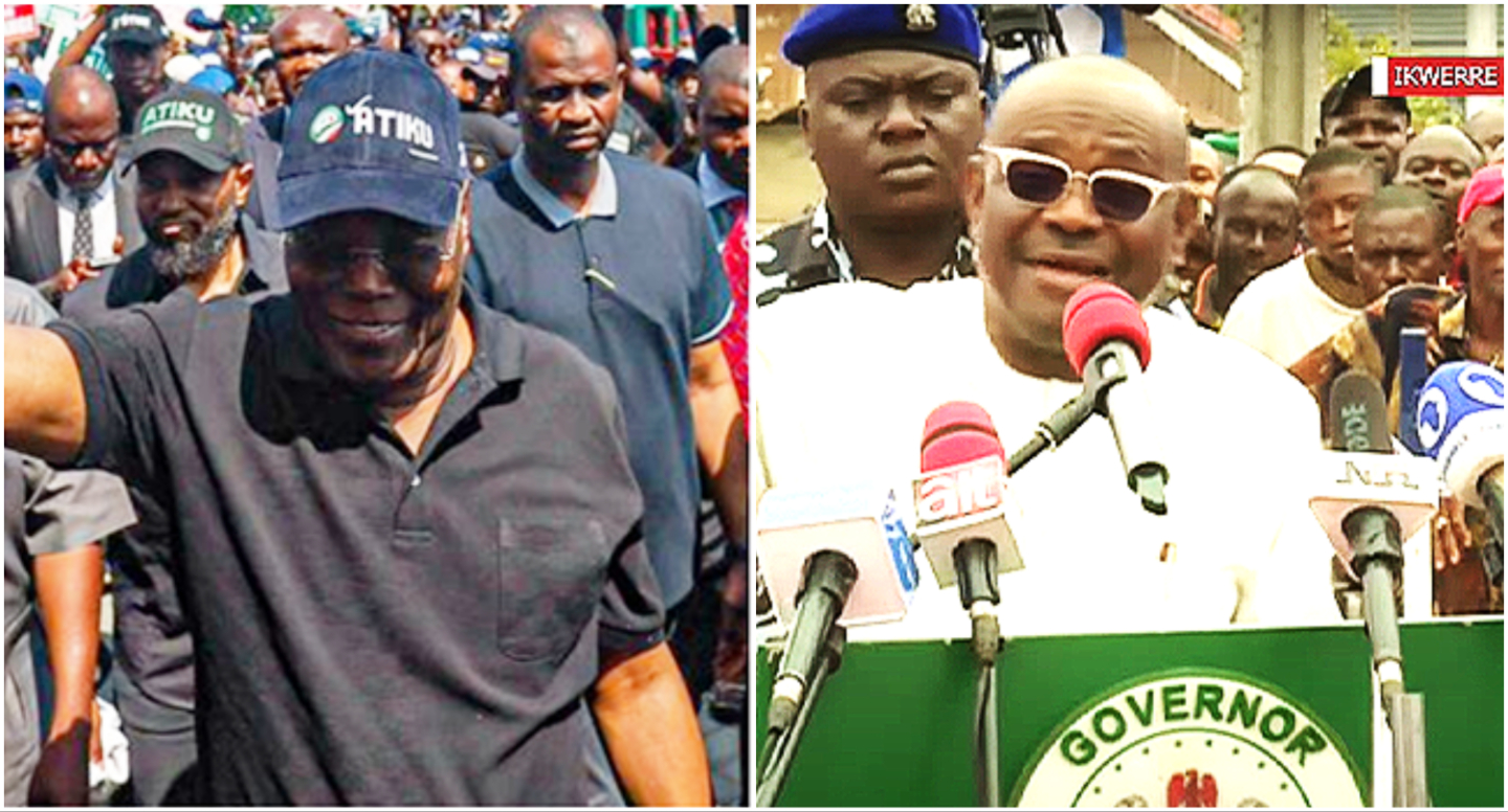 ‘They Are Wearing Black, I’m Wearing White,’ Wike Mocks Atiku Campaign Organisation