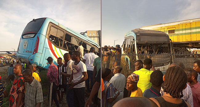 UPDATE: Six Dead, Many Injured As Train Crushes Lagos Govt Staff Bus –  Channels Television