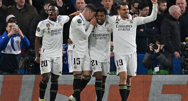 UCL: Real Madrid Blow Away Fumbling Chelsea At Stamford Bridge - Channels Television