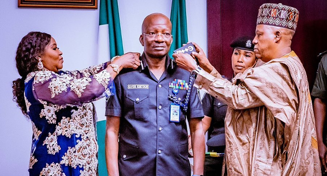 Vice President Shettima Decorates New Acting IGP