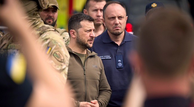 Dam Attack: Zelensky Visits Flood-Hit Ukraine Region