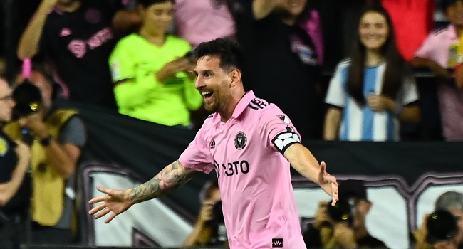 Leagues Cup » acutalités » Messi scores twice as Miami crush Atlanta