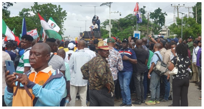 NLC protest in Lagos