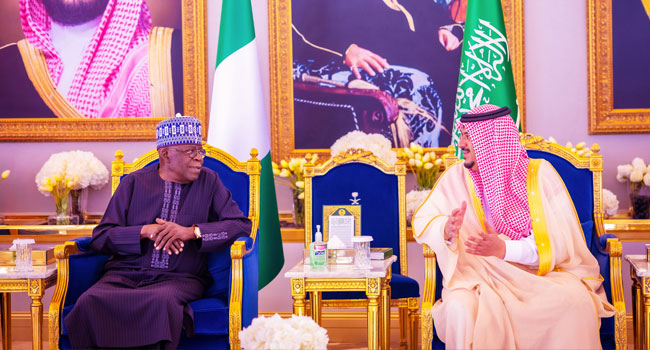 Tinubu Saudi