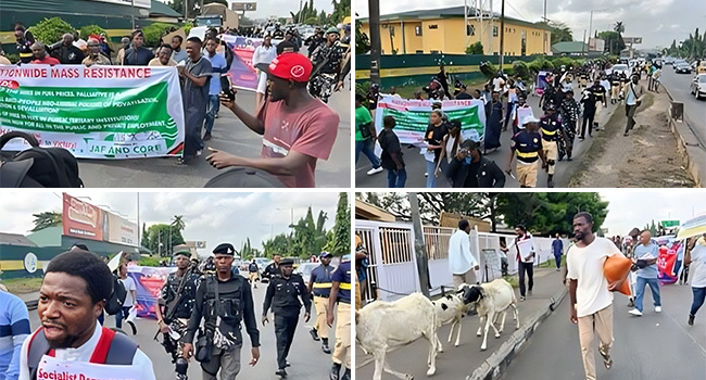 CSOs Protest In Lagos Over High Cost Of Living