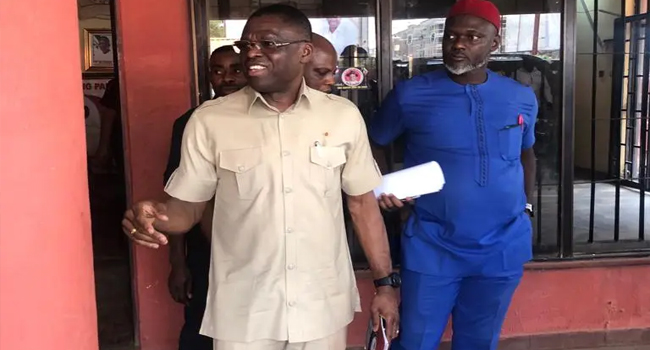 Shaibu Storms PDP HQs, Demands Certificate Of Return For Edo Primary •  Channels Television