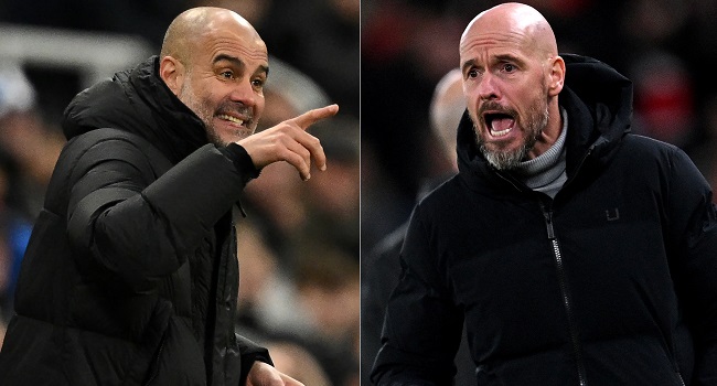 Guardiola Won’t Ask For Favour From Man Utd In Chase To Catch ‘Incredible’ Arsenal