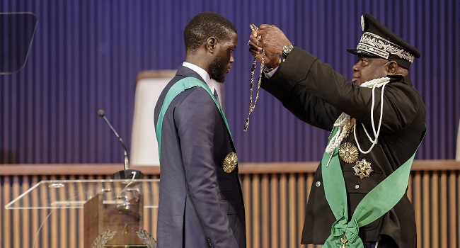 Bassirou Faye Sworn In As Senegal’s Youngest President