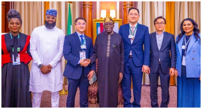 Tinubu To Samsung CEO: Your Tech With Nigerian Ingenuity Will Create Limitless Opportunities