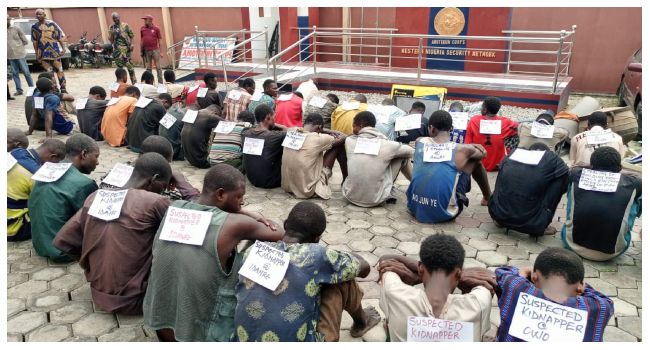 Amotekun Arrests 45 Crime Suspects In Ondo