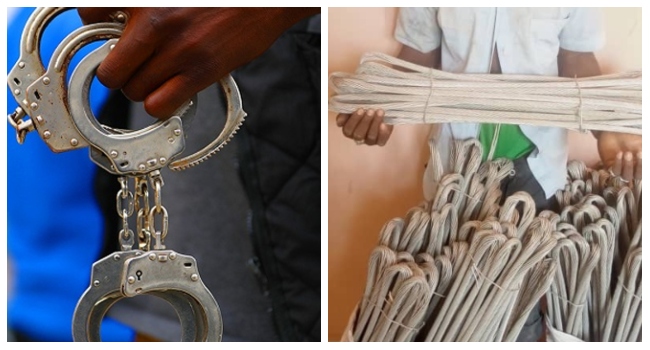 Security Operatives Arrest Suspected Cable Thief In Katsina