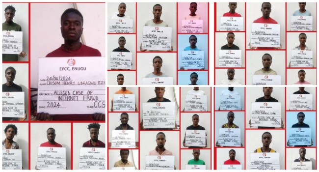 Court Jails 41 Internet Fraudsters In Anambra