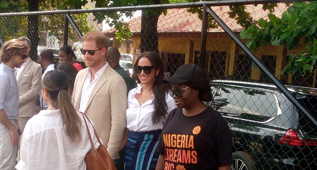 Prince Harry, Meghan Continue Nigeria Tour With Lagos Visit