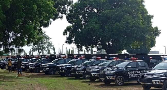 Gov Sani Donates 150 Operational Vehicles, 500 Motorcycles To Security Agencies