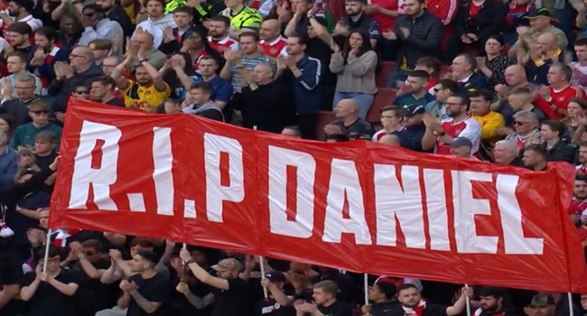Arsenal Pay Tribute To British-Nigerian Teenage Fan Daniel Anjorin Killed In UK