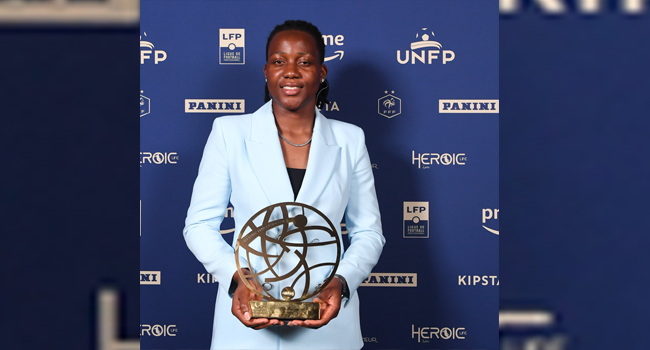 Super Falcons’ Chiamaka Nnadozie Crowned Best Female Goalkeeper In France