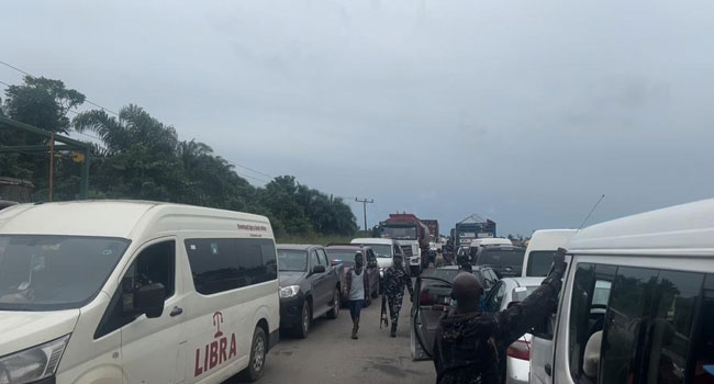 Blocked East-West Road Leaves Many Travellers Stranded In Delta