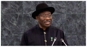 A photo of Goodluck Jonathan