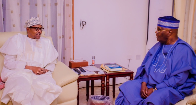Atiku visits Buhari in Daura