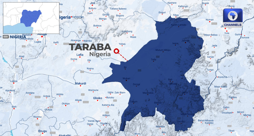 Taraba State Map HD