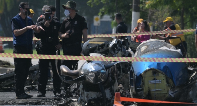 Two Killed As Plane Crashes Into Bus In Brazil