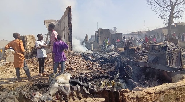 Fire Guts Recycling Hub In Kano, Destroying Properties Worth Millions Of Naira