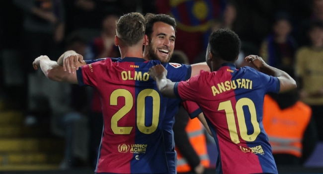 Olmo Fires Liga Leaders Barca Past Mallorca