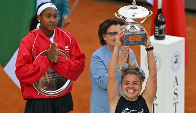 Joyous Paolini Makes History Seeing Off Gauff To Win Italian Open