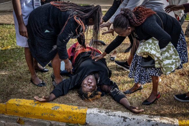‘Tears Of Bitterness’: Funeral Of Kenya Hawker Killed In Rally