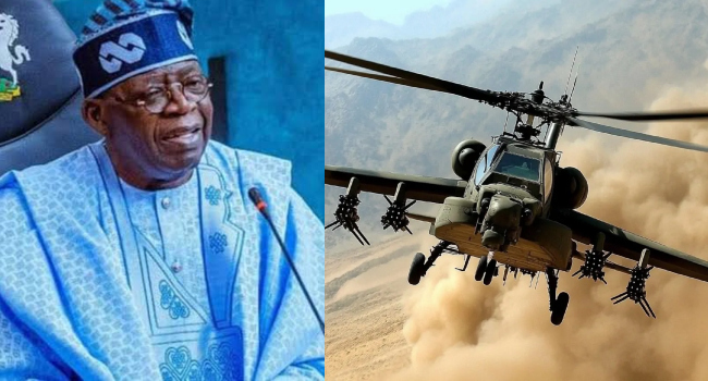 Tinubu: Four Attack Helicopters Will Arrive Soon, Community, State Police ‘Reality’