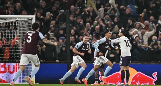 Rogers Stars As Villa Beat Man Utd To Boost Title Bid