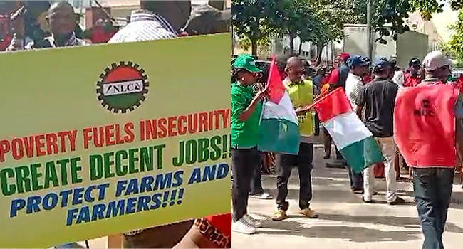 UPDATED: NLC Protests Over Rising Insecurity In Nigeria