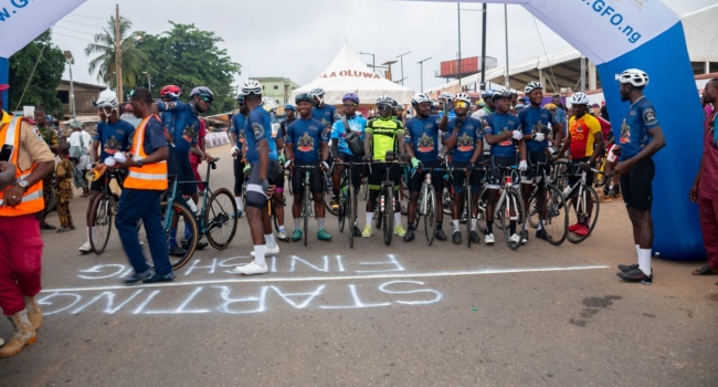 400 Cyclists Hit Roads As Ogbomoso Cradles Carnival Kicks Off