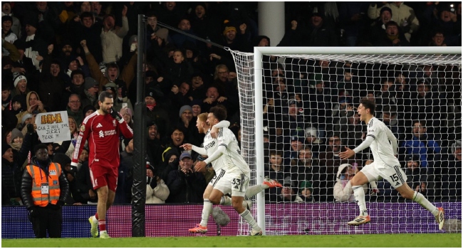 Liverpool Held By Fulham After Last-Gasp Reed Rocket