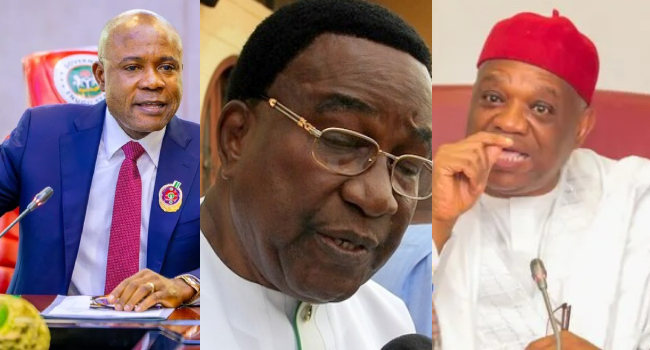 2027: Kalu, Mbah Meet Nwobodo, Say Igbo ‘Must Align With The Centre’