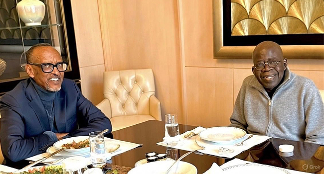 Tinubu–Kagame Photo Not AI-Generated, Grok Used Only To Enhance Quality — Presidency