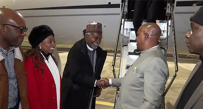 VP Shettima Arrives In Switzerland For 56th World Economic Forum