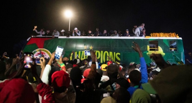 Senegal’s ‘Historic’ AFCON Champs Honoured With Parade, Presidential Praise