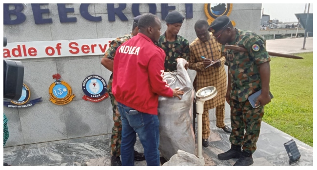 Navy Hands Over 500kg Of Suspected Cannabis To NDLEA • Channels Television 19 Navy Cannabis
