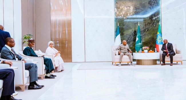 VP Shettima Arrives In Addis Ababa For 39th AU Summit