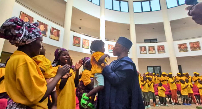 Gov Sani Receives 183 Rescued Worshippers In Kaduna