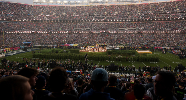 Super Bowl, Bad Bunny Halftime Show Shy Of Ratings Record