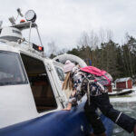 In Finland, Kids Take Hovercraft To School Over Frozen Baltic Sea
