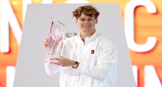 Sinner Overpowers Lehecka, Wins Miami Open