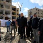 Netanyahu Visits Town Hit By Iran Strike, Vows To Target Guards Leaders