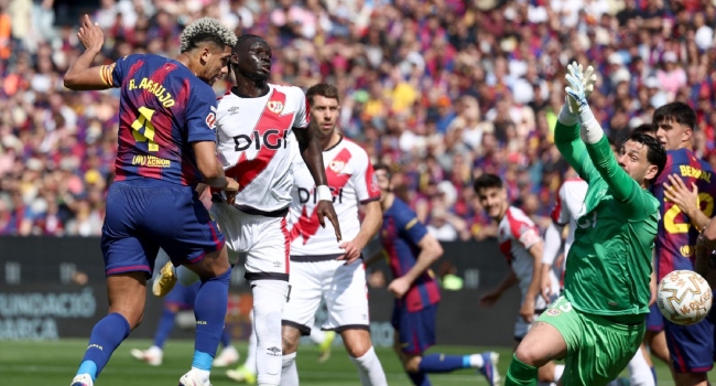 Araujo Heads Barca To Victory Over Rayo Vallecano