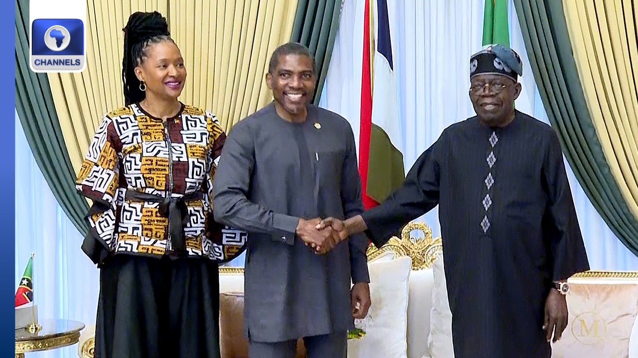VIDEO: Tinubu Hosts St. Kitts And Nevis PM In Abuja