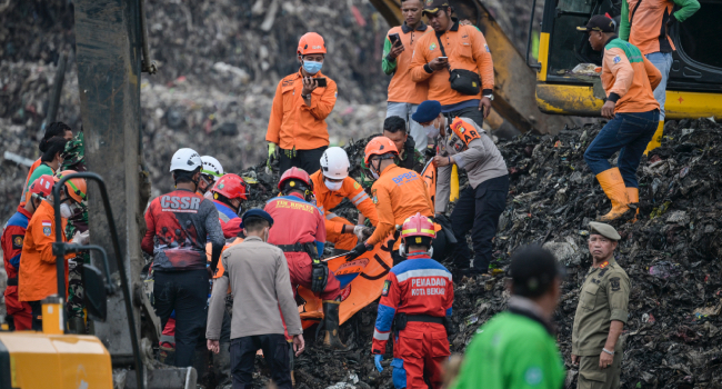 Indonesia Landfill Collapse Kills Four